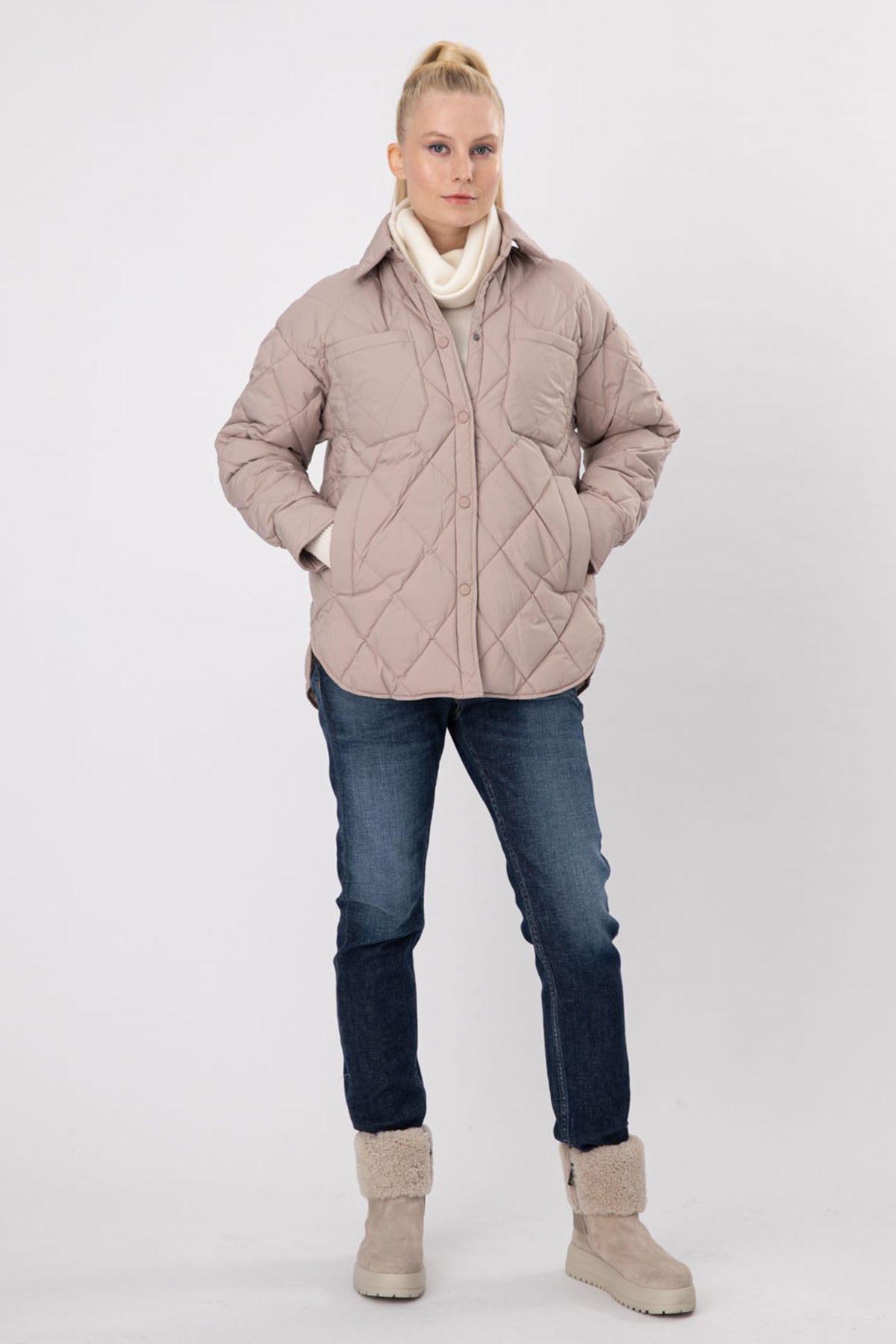 Hetrego Robin Kapitone Mont Ceket-Libas Trendy Fashion Store