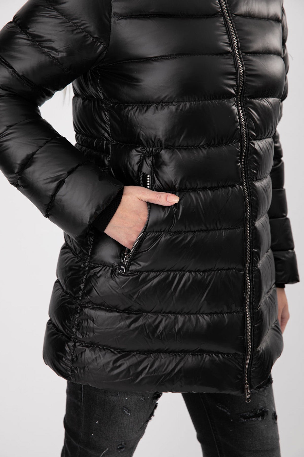 Hetrego Gladys Kapüşonlu Puffer Mont-Libas Trendy Fashion Store