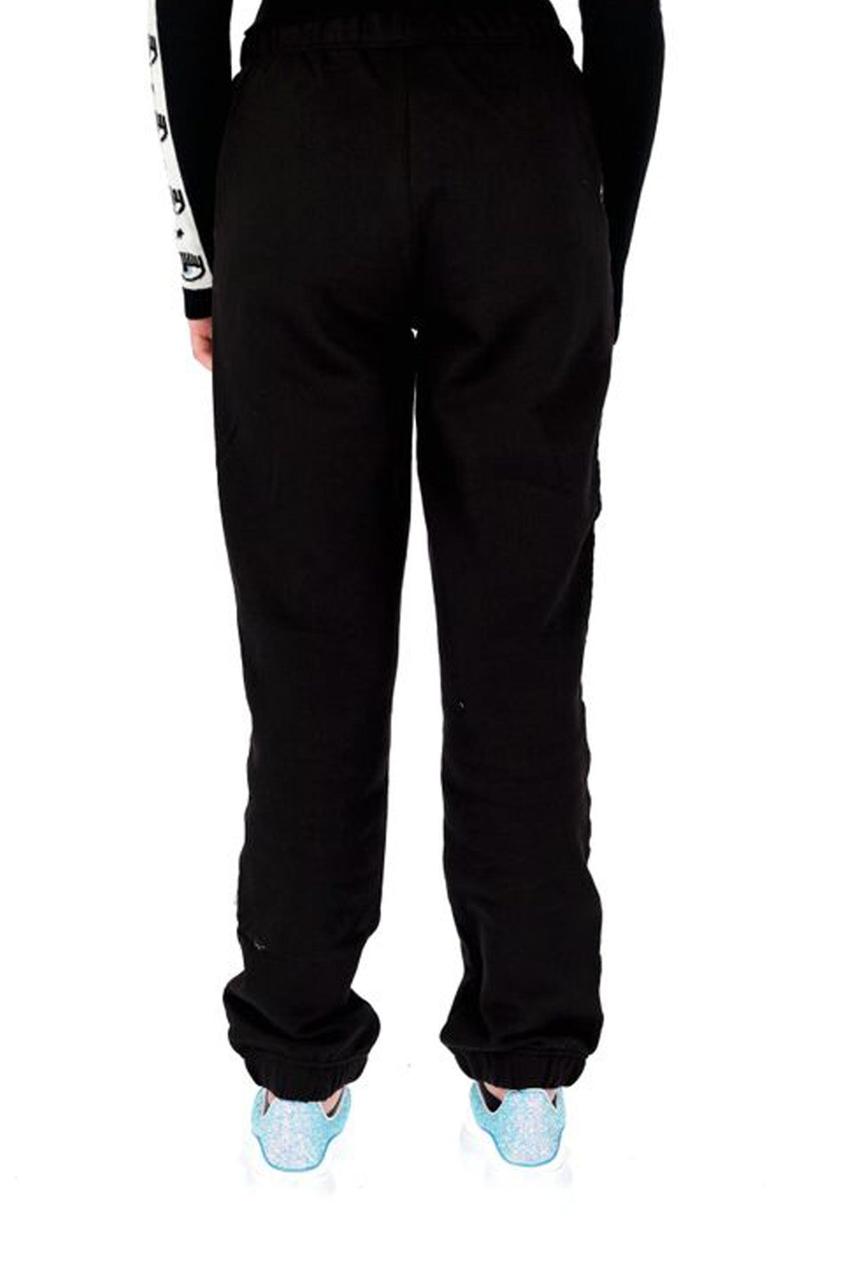 Chiara Ferragni Beli Lastikli Şerit Göz Logolu Eşofman Altı-Libas Trendy Fashion Store