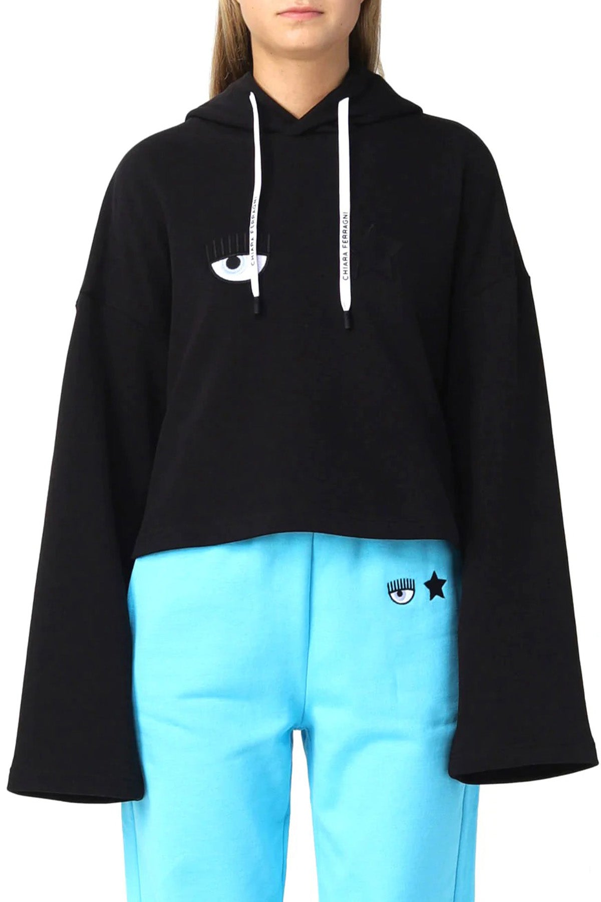 Chiara Ferragni Geniş Kol Kapüşonlu Sweatshirt-Libas Trendy Fashion Store