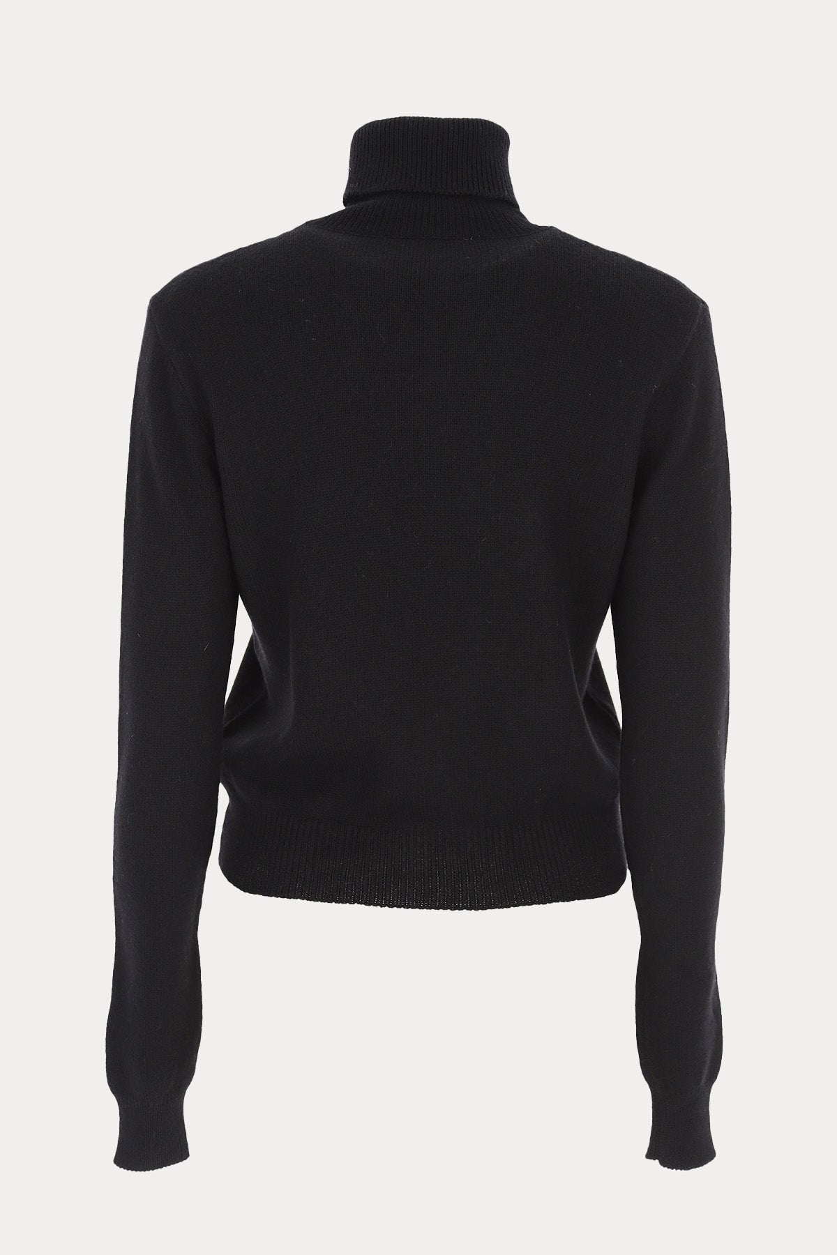 Chiara Ferragni Logolu Kaşmir Karışımlı Yün Balıkçı Yaka Triko-Libas Trendy Fashion Store