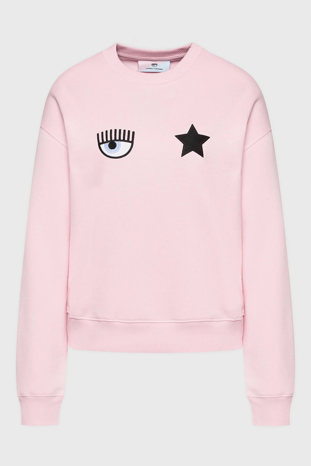Chiara Ferragni Yuvarlak Yaka Logolu Sweatshirt-Libas Trendy Fashion Store