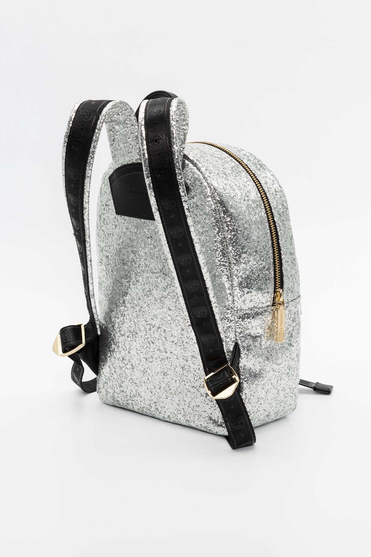 Chiara Ferragni Göz Logolu Parıltılı Sırt Çantası-Libas Trendy Fashion Store