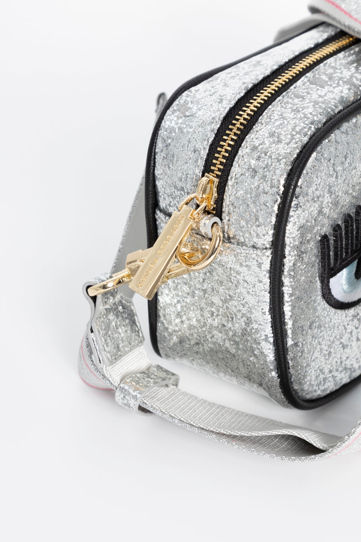 Chiara Ferragni Göz Logolu Parıltılı Omuz Çantası-Libas Trendy Fashion Store