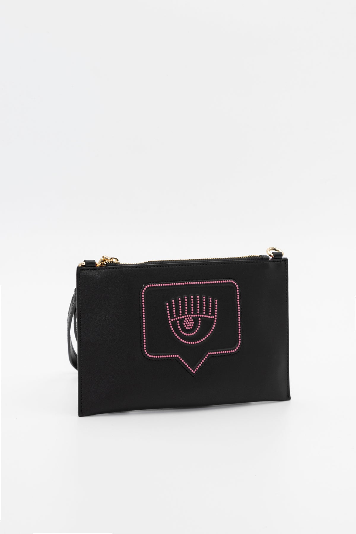 Chiara Ferragni Troklu Göz Logolu Clutch Çanta-Libas Trendy Fashion Store