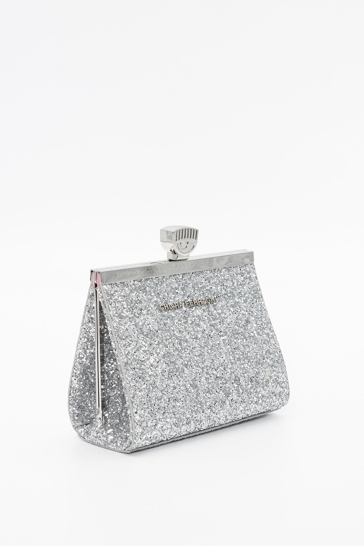 Chiara Ferragni Logolu Parlak Abiye Çanta-Libas Trendy Fashion Store