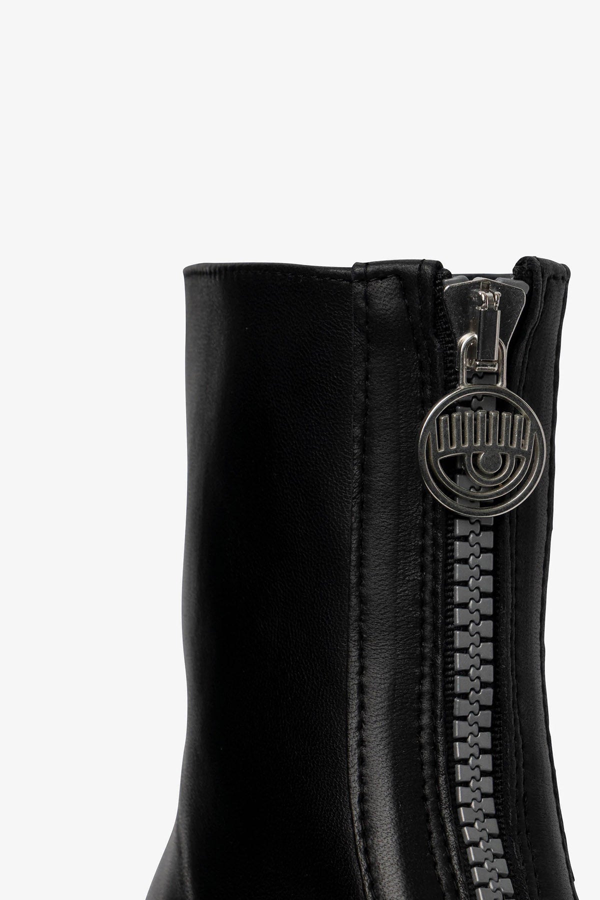 Chiara Ferragni Önden Fermuarlı Deri Bot-Libas Trendy Fashion Store