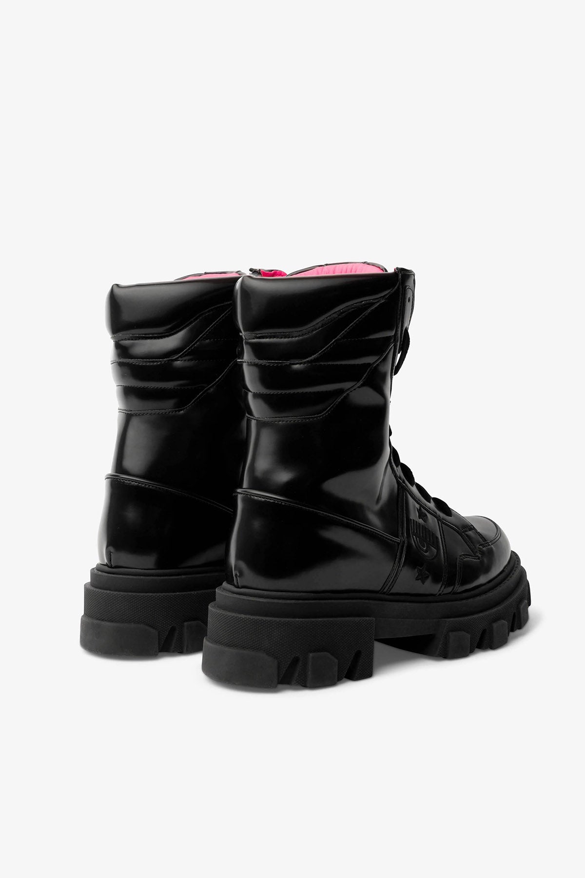 Chiara Ferragni Göz Logolu Rugan Postal Bot-Libas Trendy Fashion Store