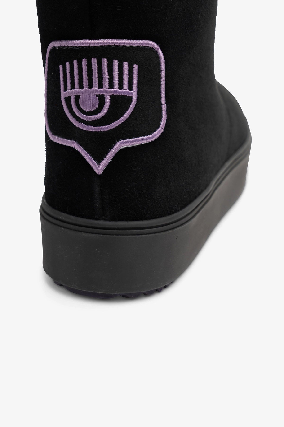 Chiara Ferragni Göz Logolu İçi Polarlı Süet Bot-Libas Trendy Fashion Store