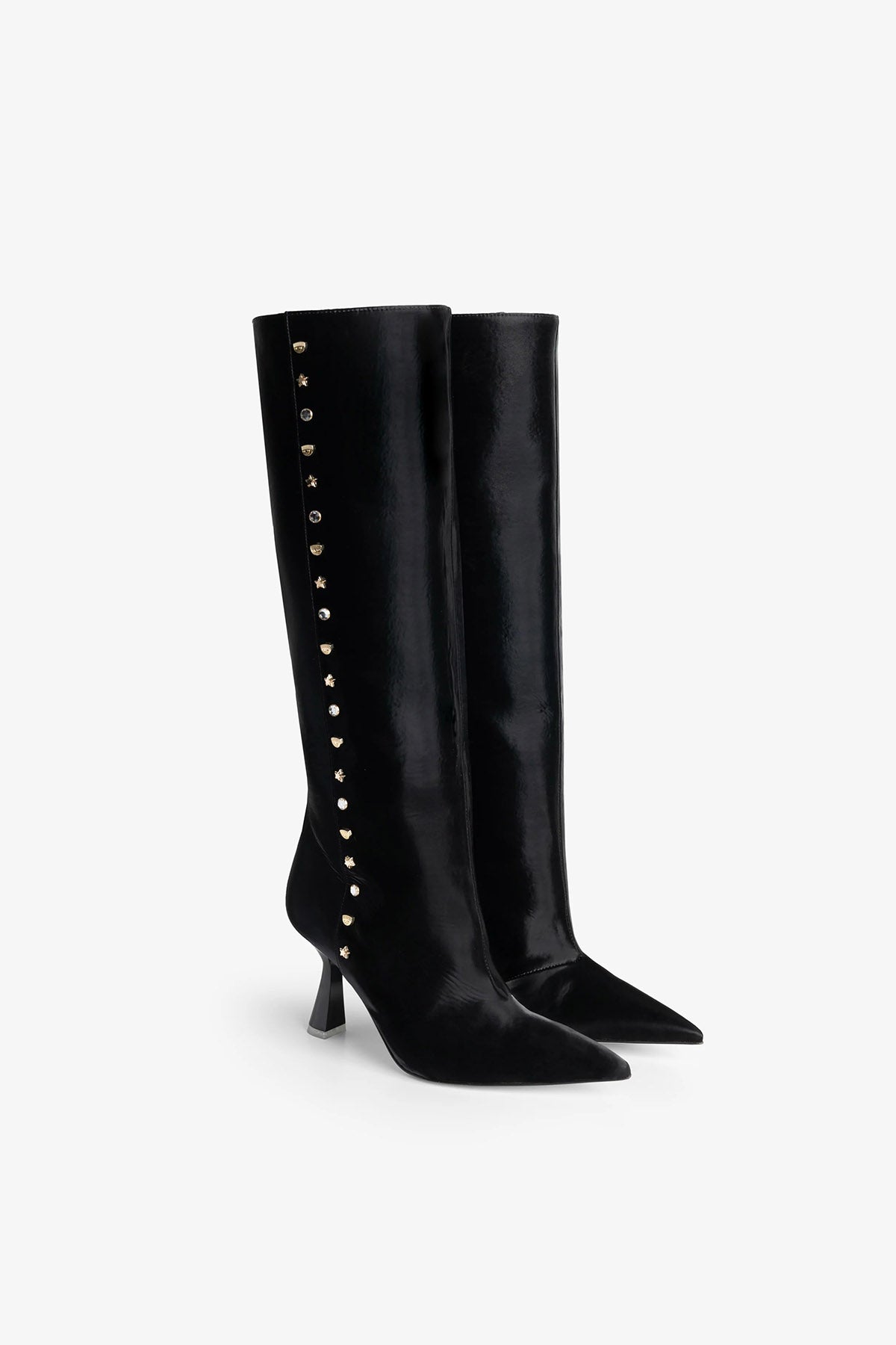 Chiara Ferragni Logolu Troklu Çizme-Libas Trendy Fashion Store