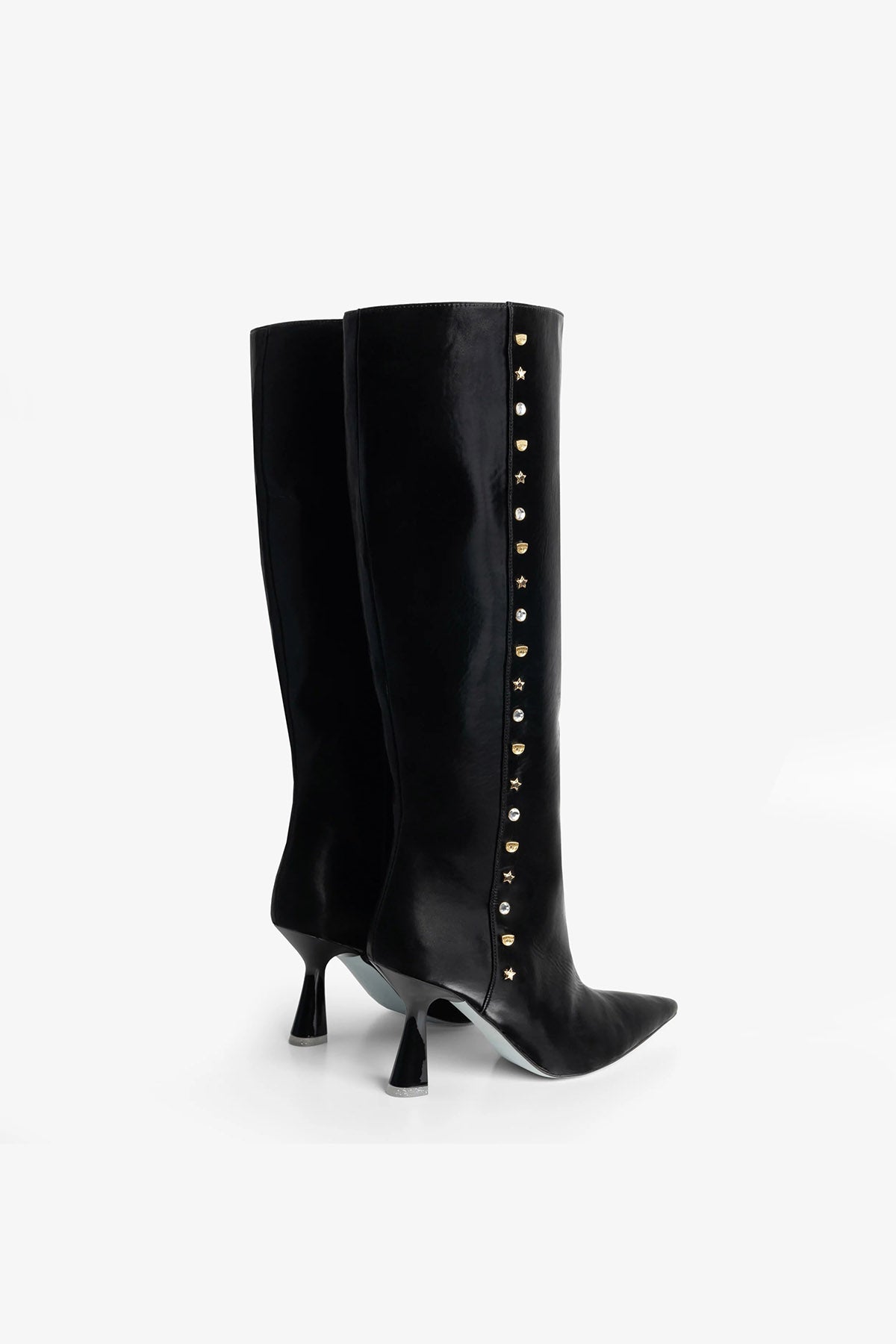 Chiara Ferragni Logolu Troklu Çizme-Libas Trendy Fashion Store