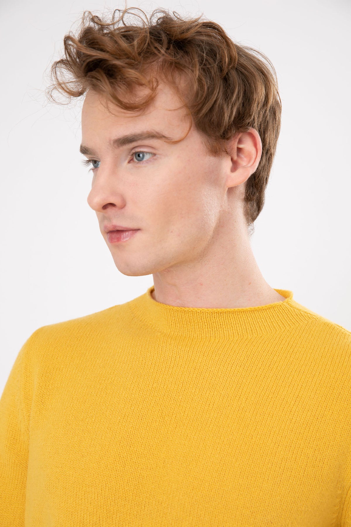 Gran Sasso Yuvarlak Yaka Yün Örgü Triko-Libas Trendy Fashion Store