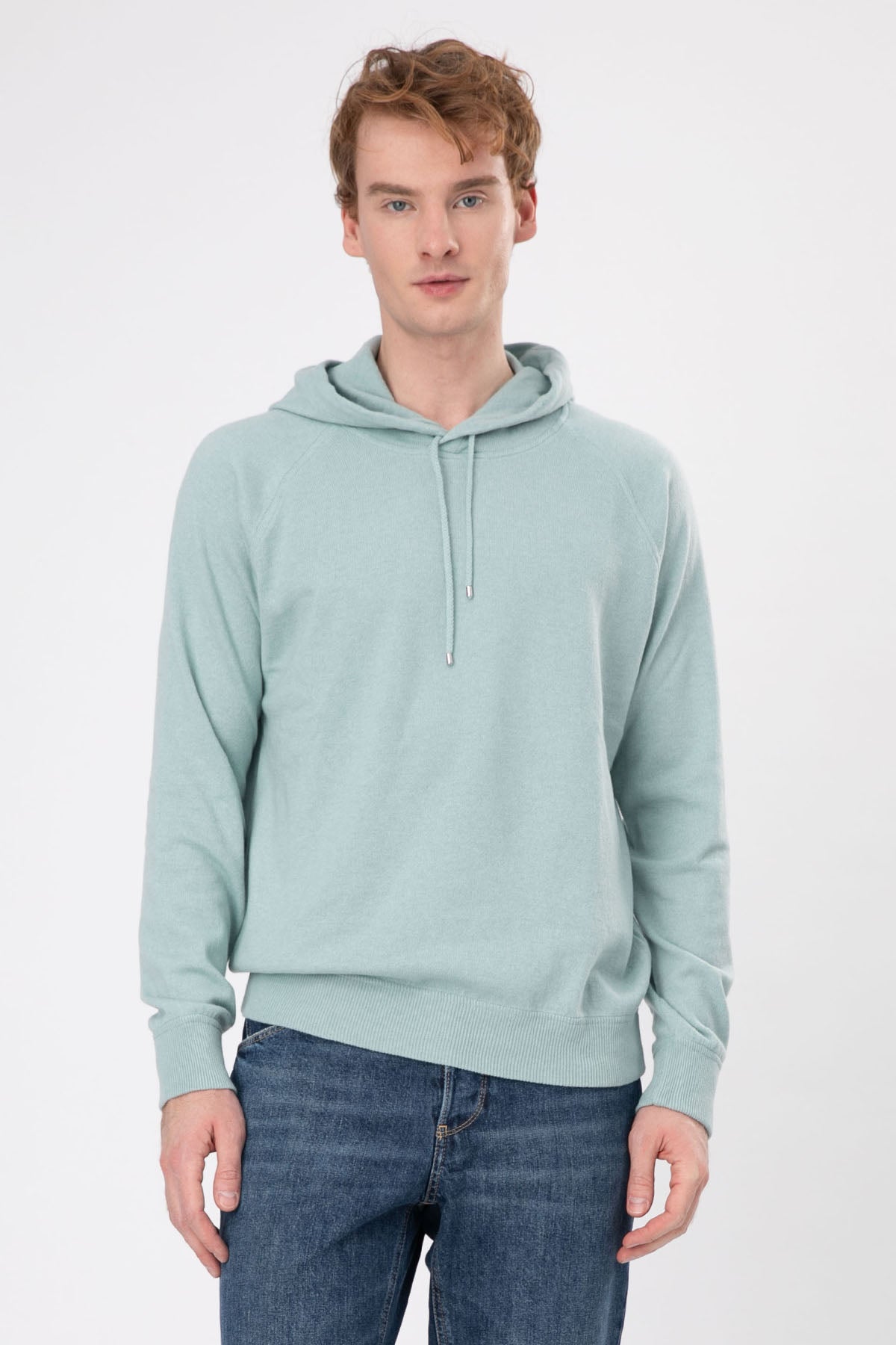 Gran Sasso Kapüşonlu Kaşmirli Yün Triko-Libas Trendy Fashion Store