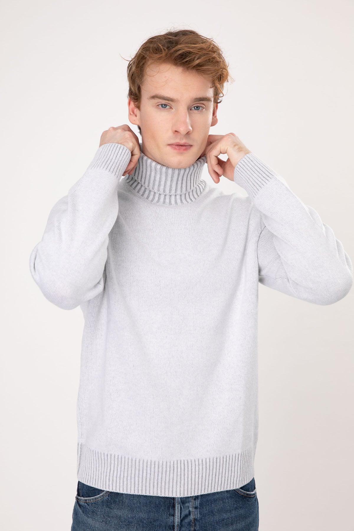 Gran Sasso Balıkçı Yaka Kaşmirli Yün Örgü Triko-Libas Trendy Fashion Store