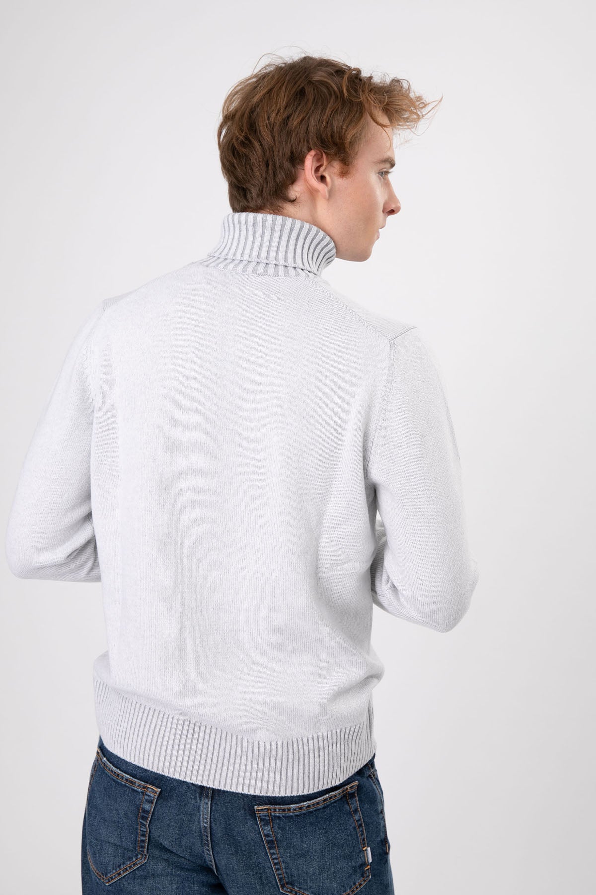 Gran Sasso Balıkçı Yaka Kaşmirli Yün Örgü Triko-Libas Trendy Fashion Store