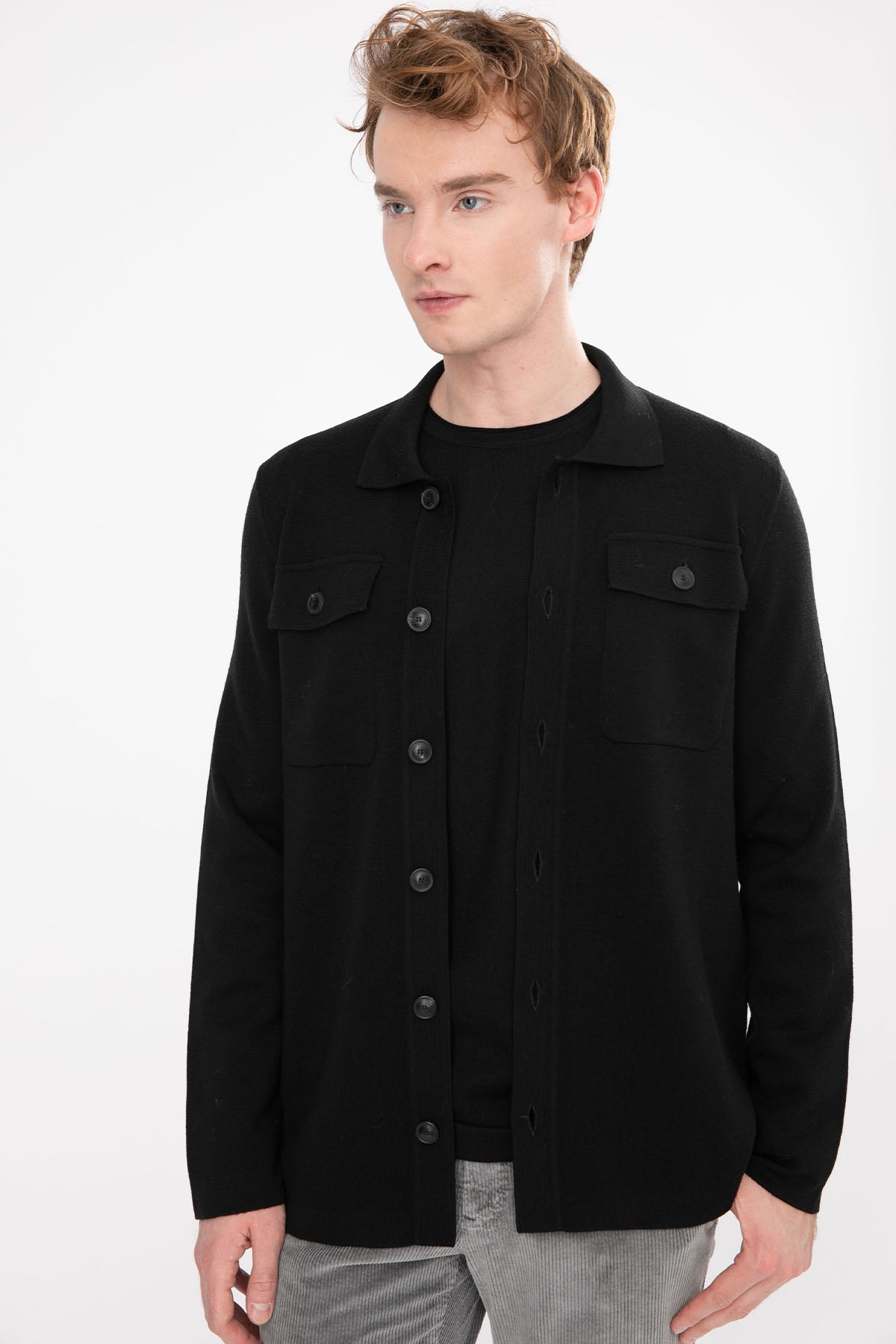 Gran Sasso Travel Wool Triko Ceket-Libas Trendy Fashion Store