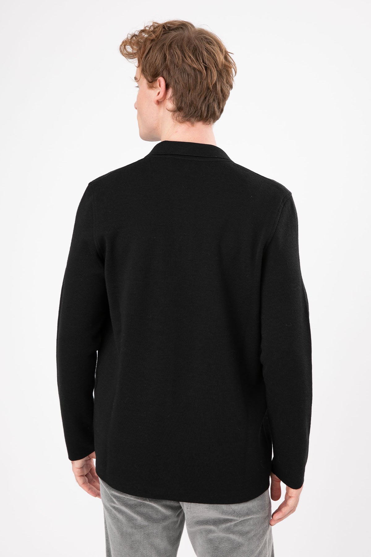 Gran Sasso Travel Wool Triko Ceket-Libas Trendy Fashion Store