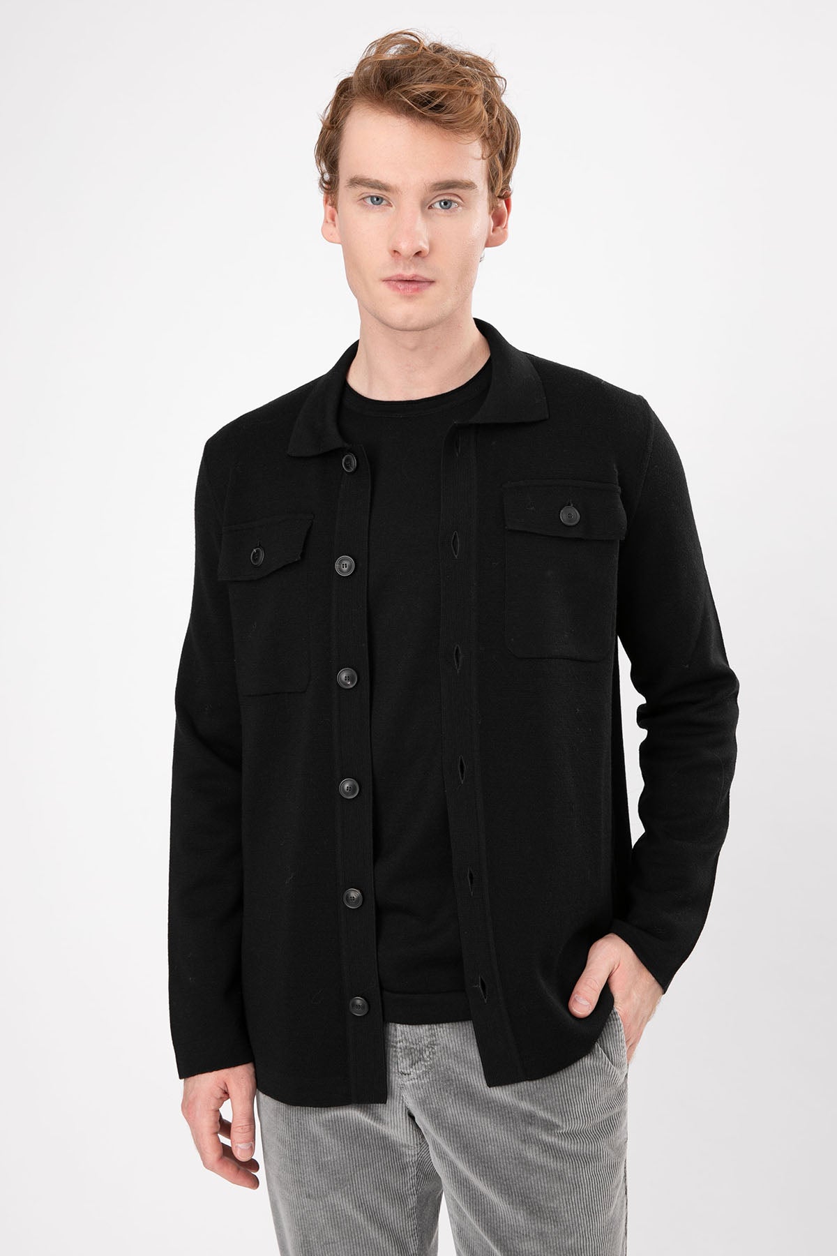 Gran Sasso Travel Wool Triko Ceket-Libas Trendy Fashion Store