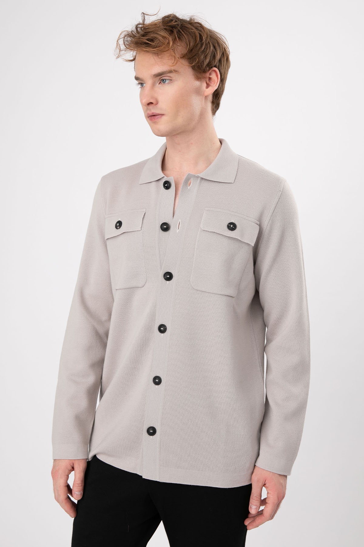 Gran Sasso Travel Wool Triko Ceket-Libas Trendy Fashion Store