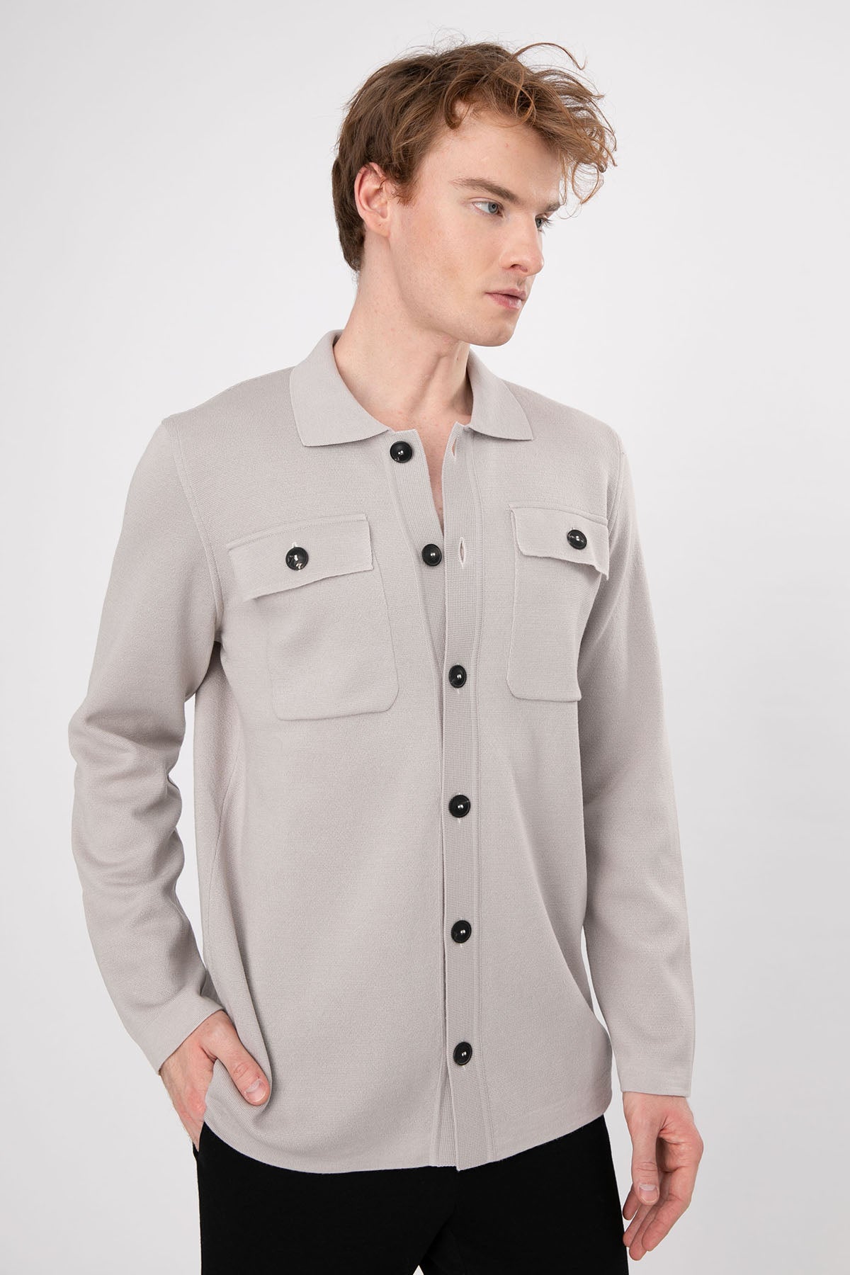 Gran Sasso Travel Wool Triko Ceket-Libas Trendy Fashion Store