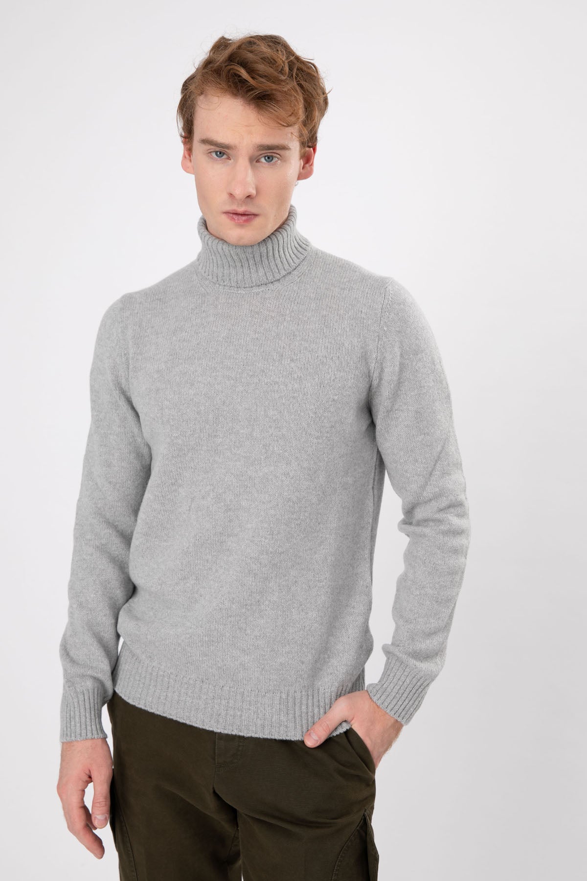 Gran Sasso Balıkçı Yaka Yün Örgü Triko-Libas Trendy Fashion Store