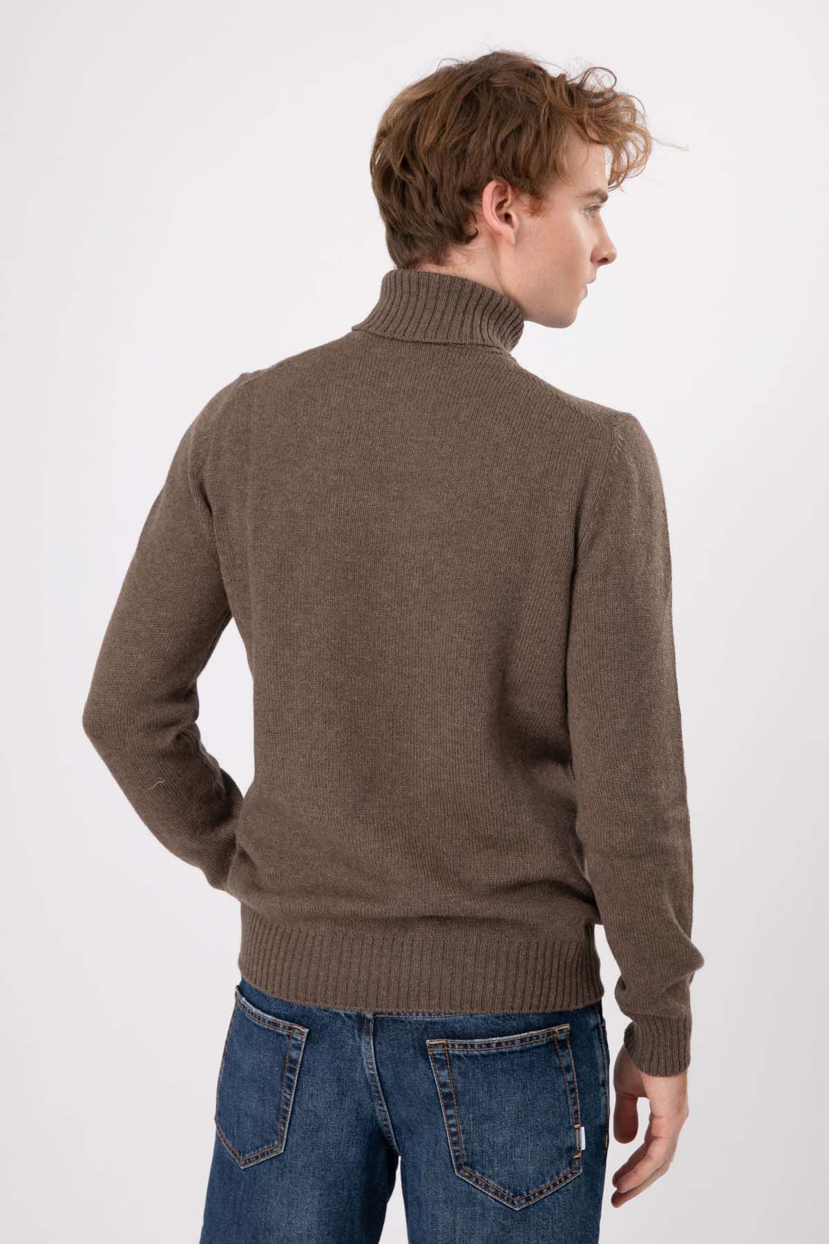 Gran Sasso Balıkçı Yaka Yün Örgü Triko-Libas Trendy Fashion Store