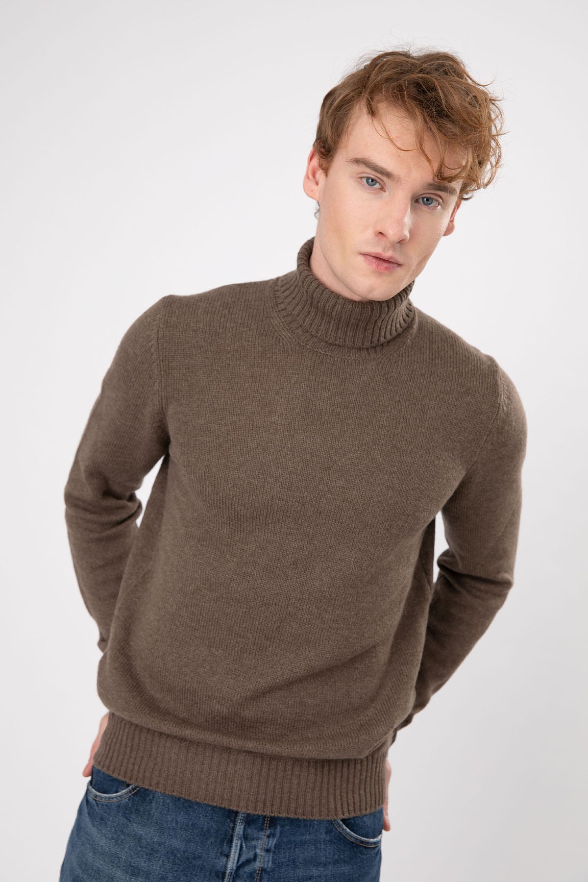 Gran Sasso Balıkçı Yaka Yün Örgü Triko-Libas Trendy Fashion Store