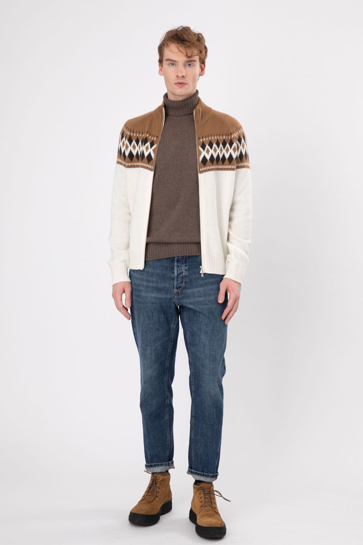 Gran Sasso Balıkçı Yaka Yün Örgü Triko-Libas Trendy Fashion Store