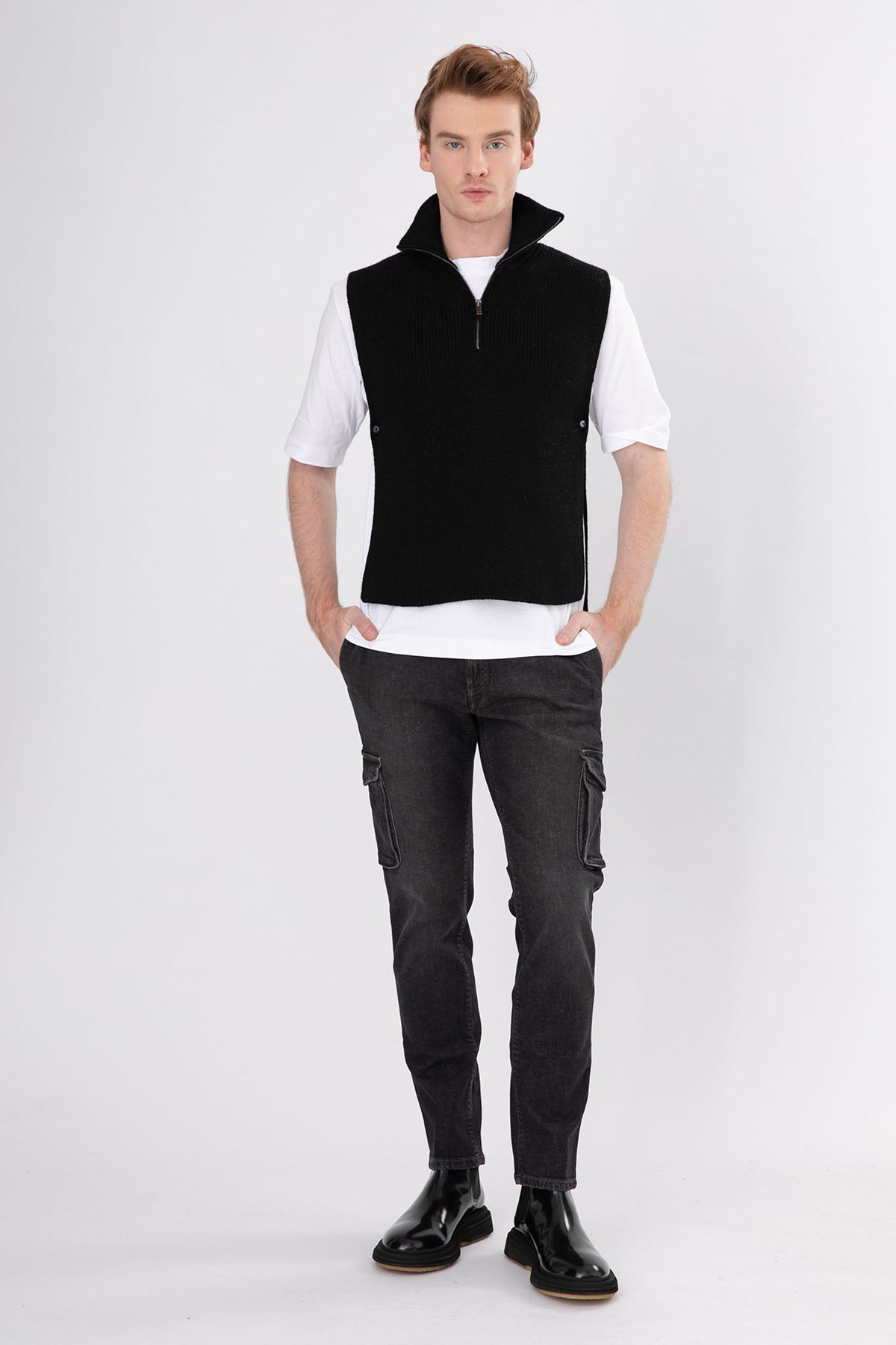 Richard J. Brown Nairobi Slim Fit Kargo Jean Pantolon-Libas Trendy Fashion Store