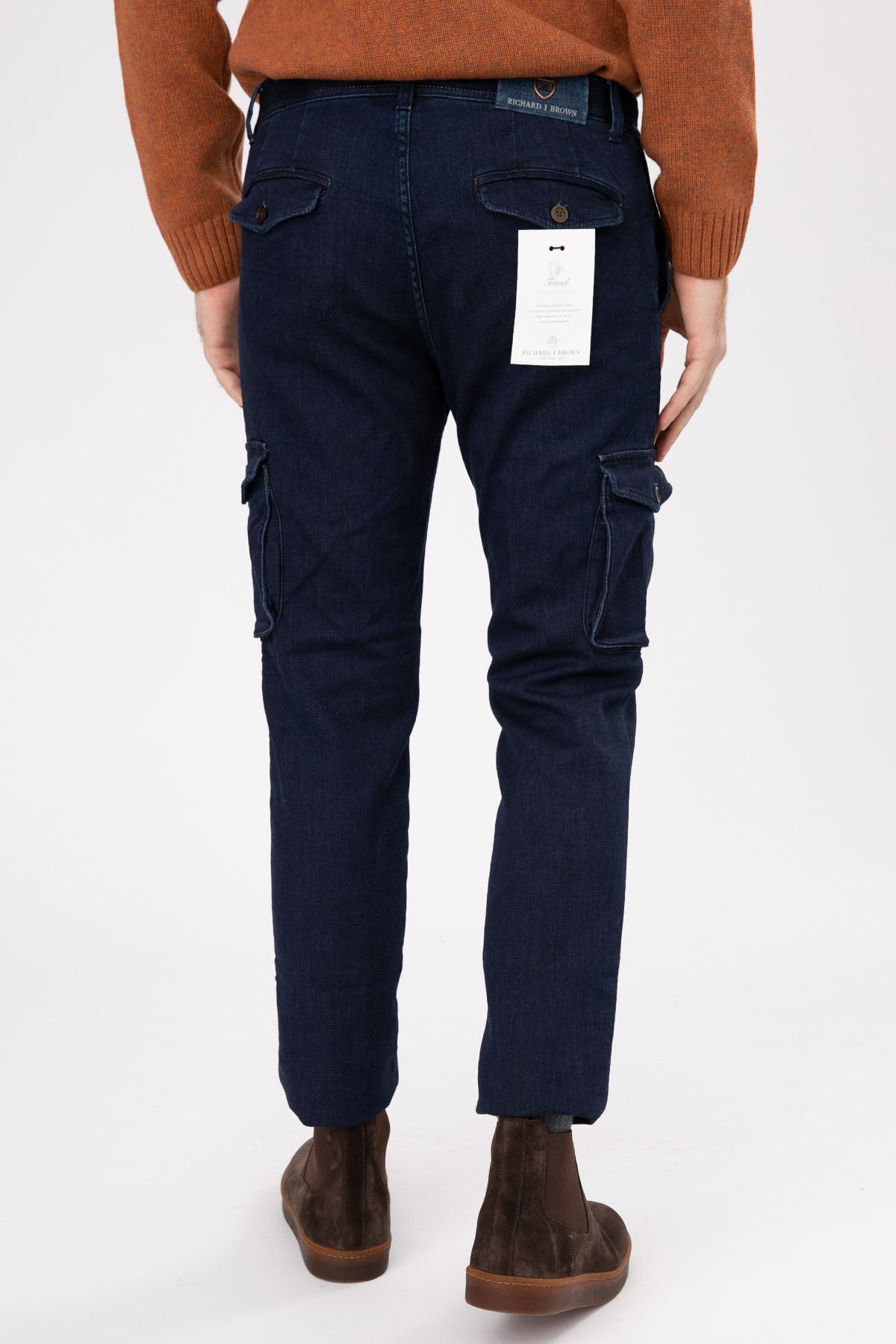 Richard J. Brown Nairobi Slim Fit Kargo Jean Pantolon-Libas Trendy Fashion Store