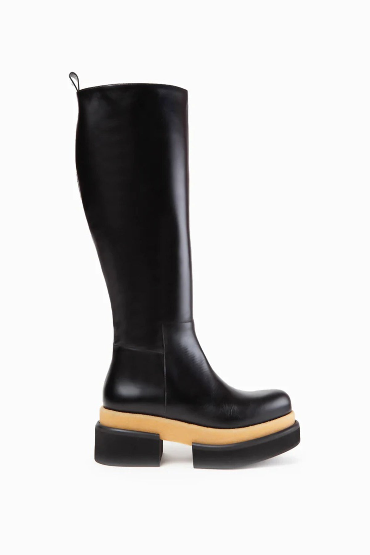 Paloma Barcelo Ciro Ayrık Platform Taban Deri Çizme-Libas Trendy Fashion Store