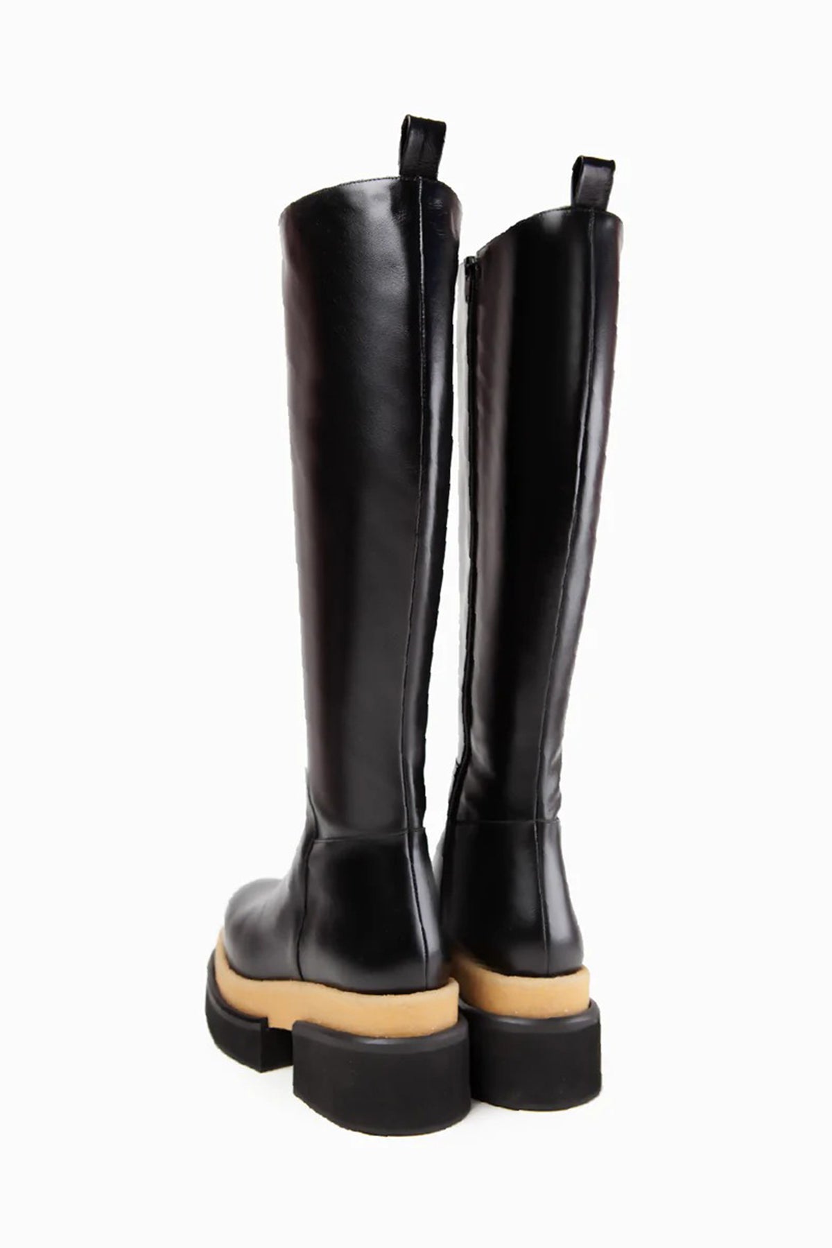 Paloma Barcelo Ciro Ayrık Platform Taban Deri Çizme-Libas Trendy Fashion Store