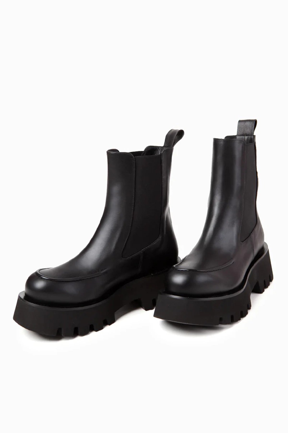 Paloma Barcelo Jade Lastik Bantlı Deri Bot-Libas Trendy Fashion Store