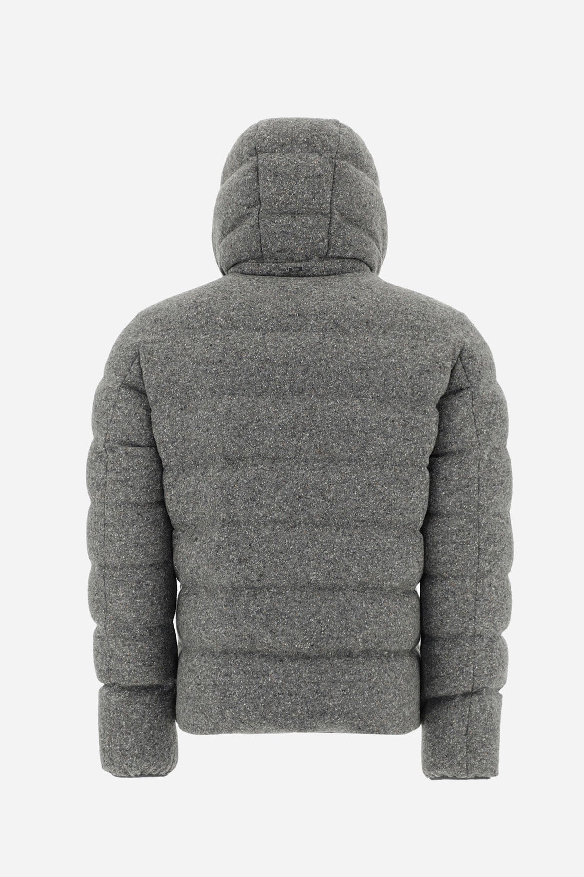 Herno Resort Kapüşonlu Yün Ve İpekli Puffer Mont-Libas Trendy Fashion Store