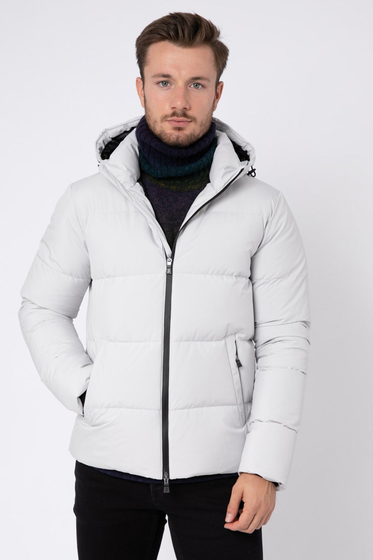 Herno Laminar Kapüşonlu Puffer Mont-Libas Trendy Fashion Store