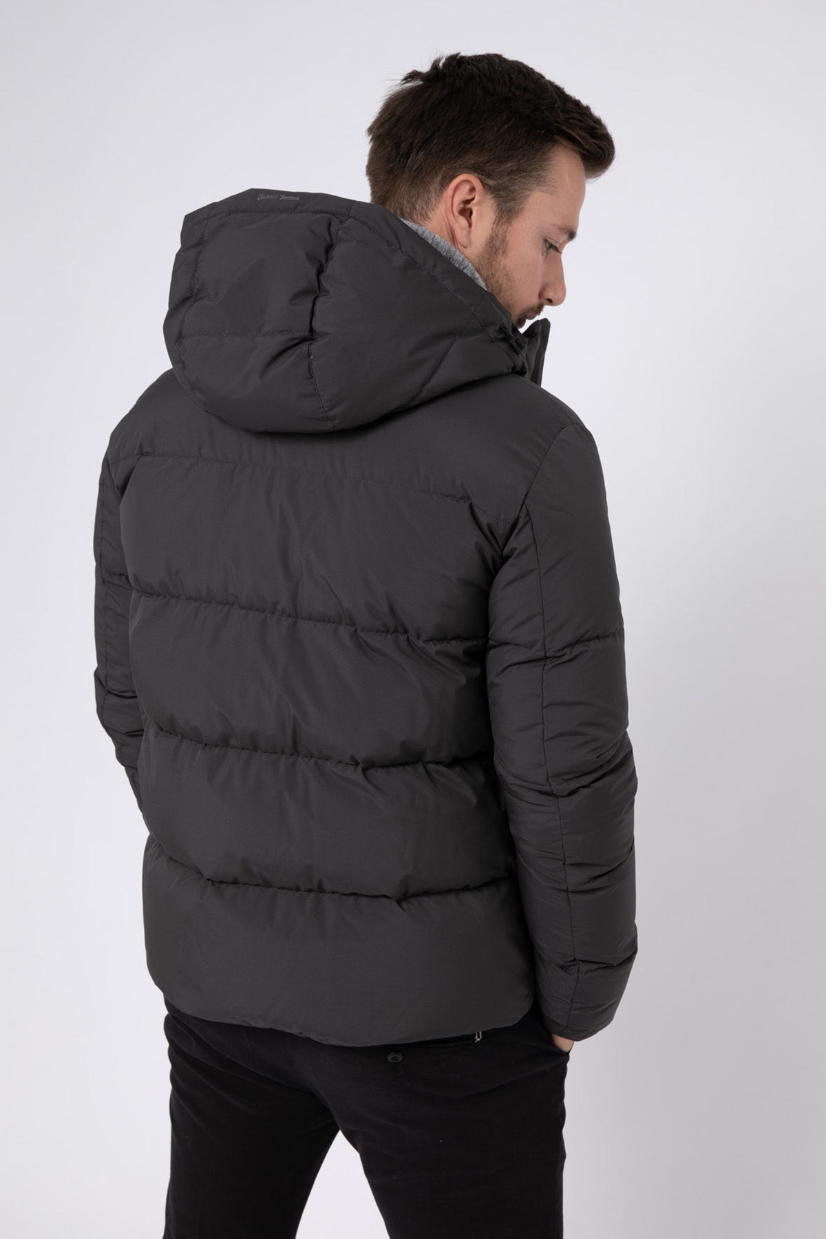 Herno Laminar Kapüşonlu Puffer Mont-Libas Trendy Fashion Store