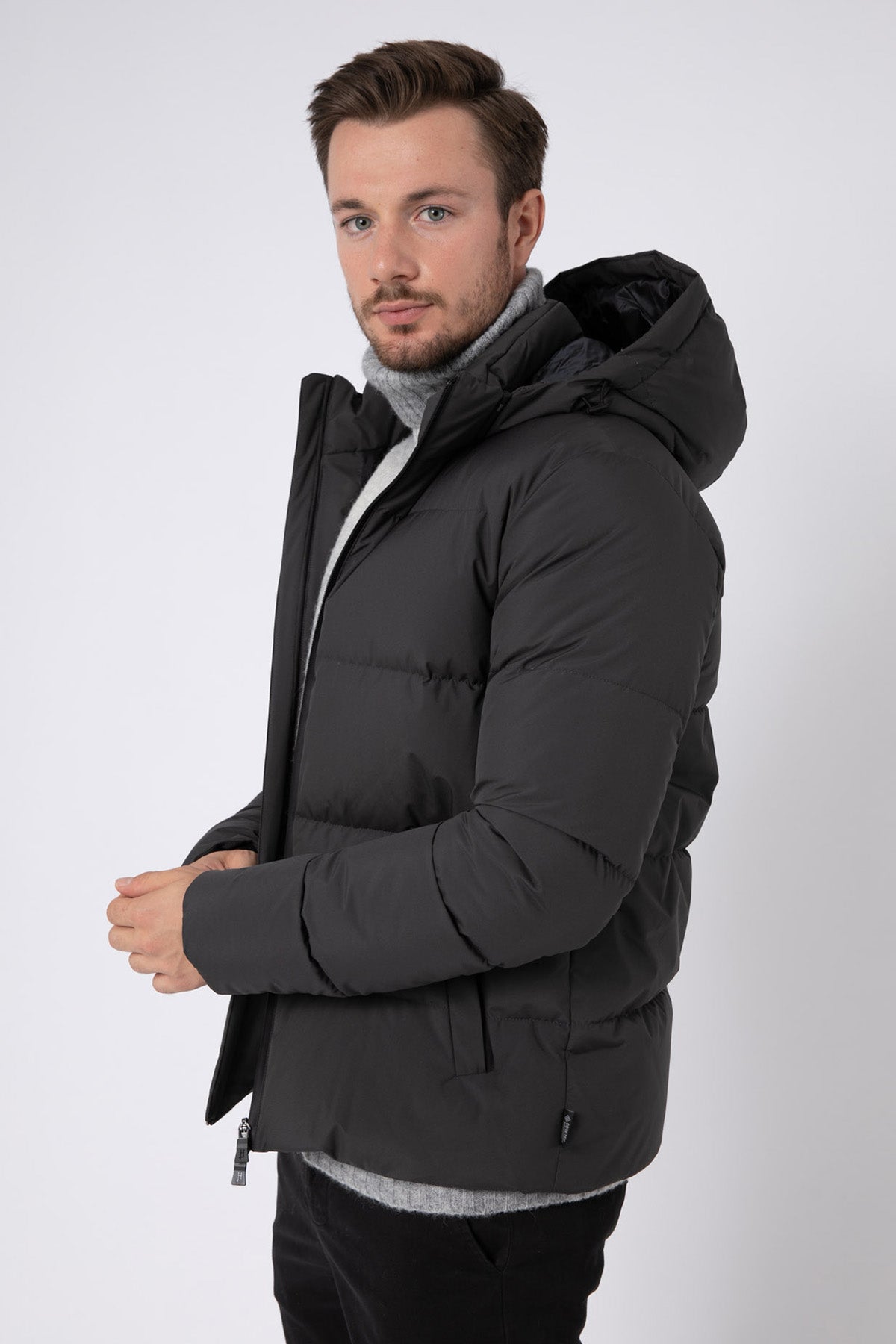 Herno Laminar Kapüşonlu Puffer Mont-Libas Trendy Fashion Store