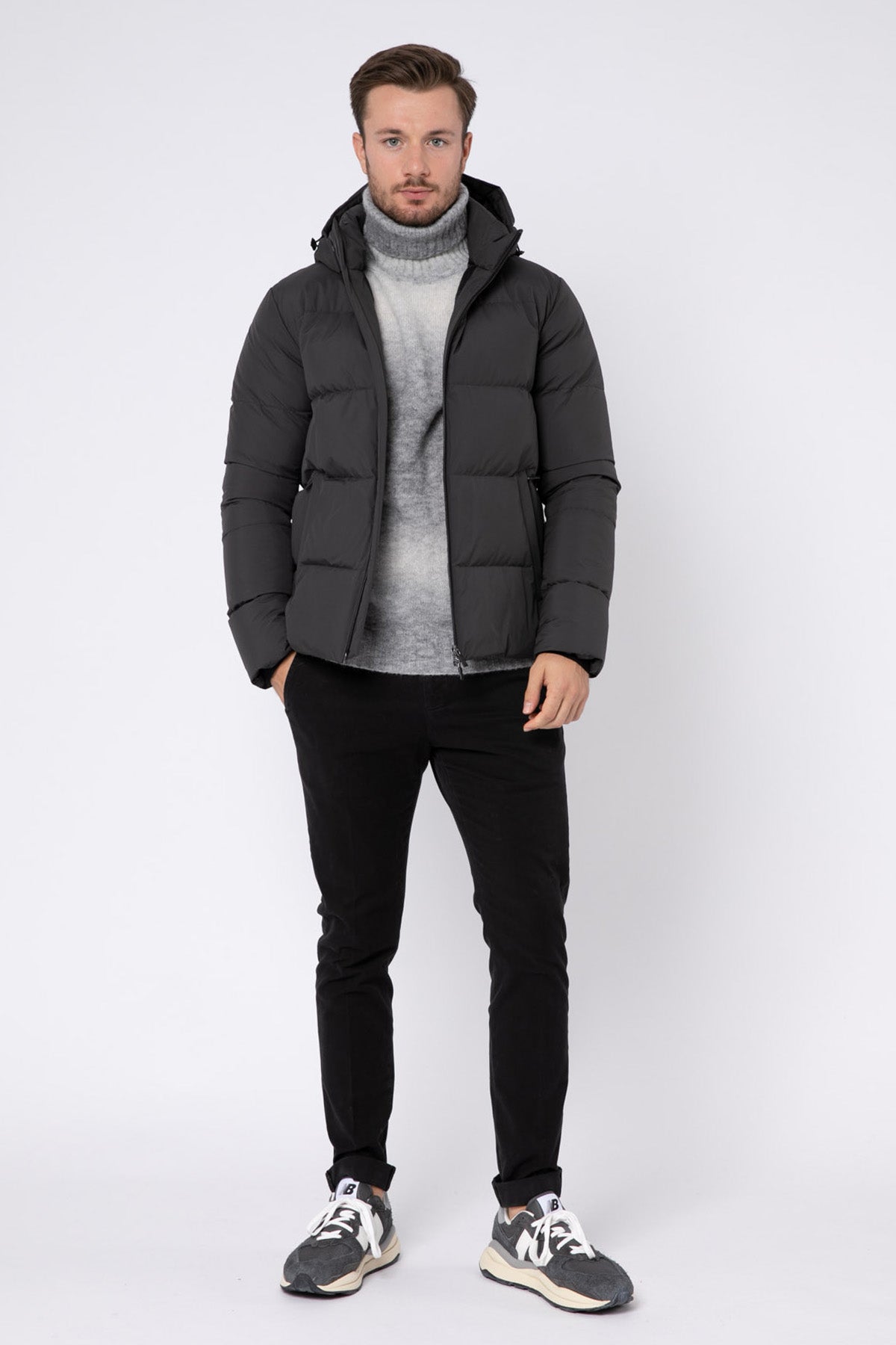 Herno Laminar Kapüşonlu Puffer Mont-Libas Trendy Fashion Store