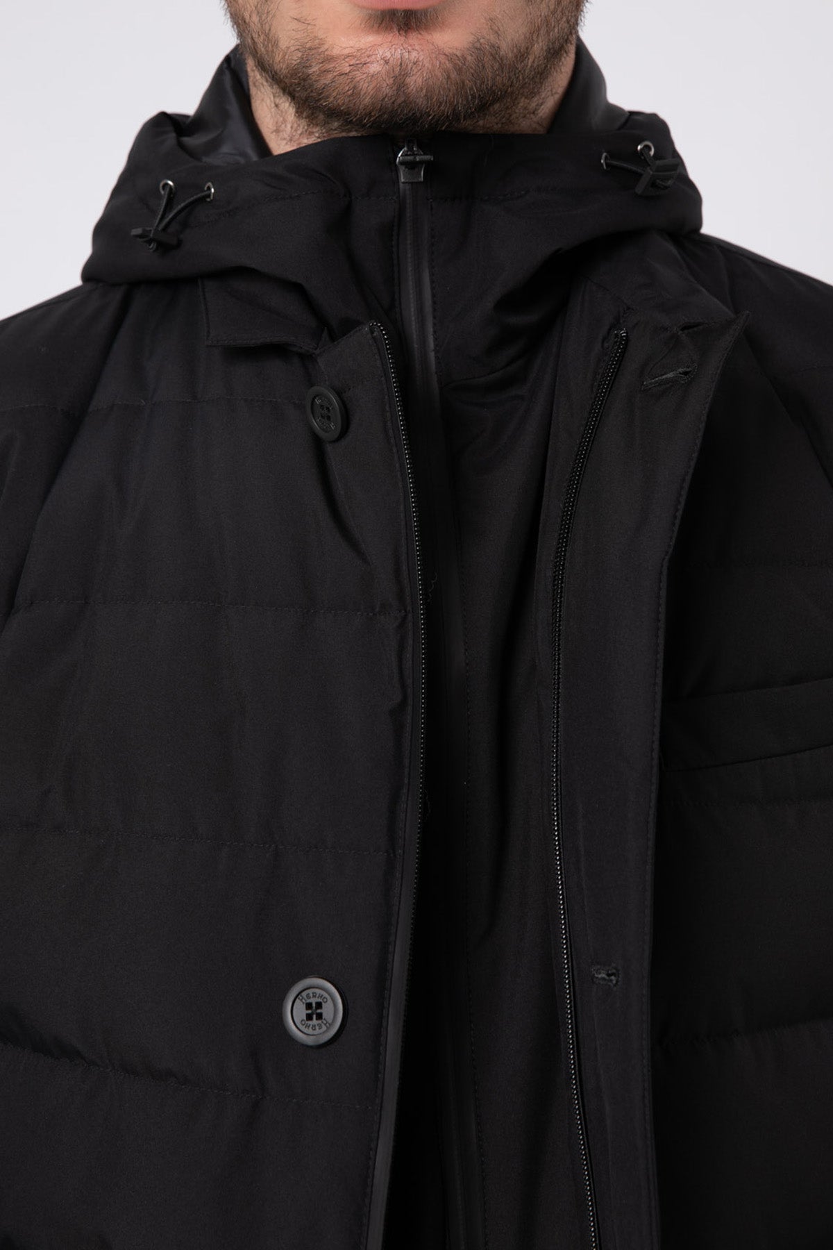 Herno Laminar Demonte İç Yelekli Puffer Kaban-Libas Trendy Fashion Store