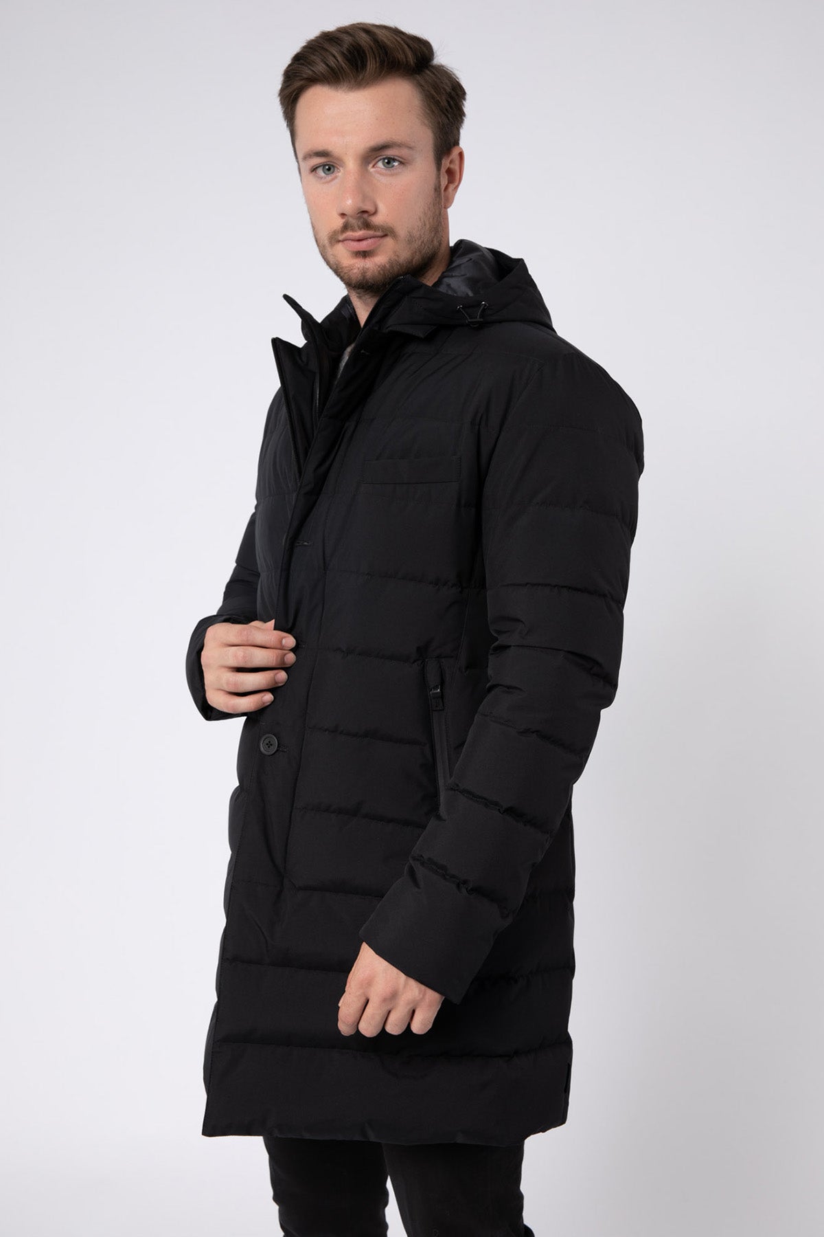 Herno Laminar Demonte İç Yelekli Puffer Kaban-Libas Trendy Fashion Store