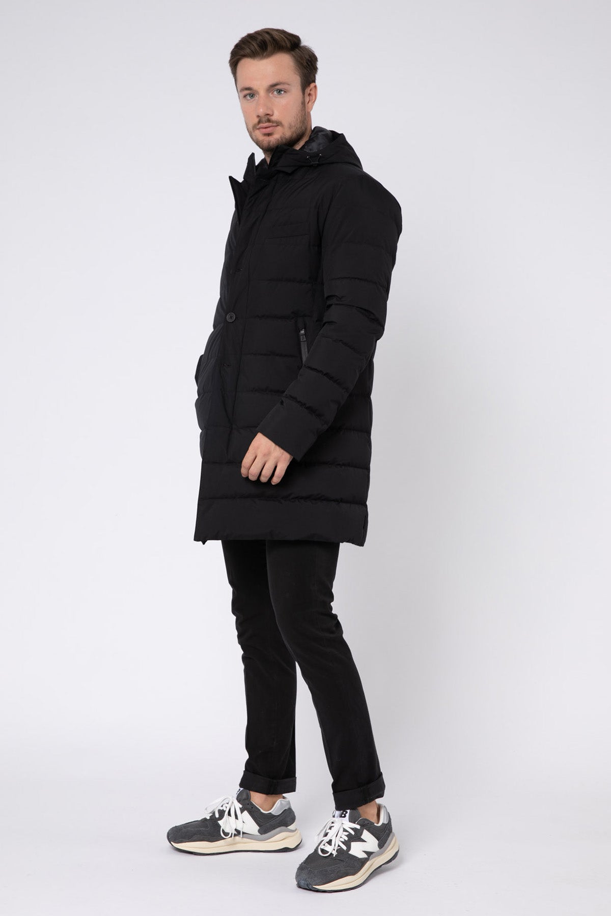 Herno Laminar Demonte İç Yelekli Puffer Kaban-Libas Trendy Fashion Store