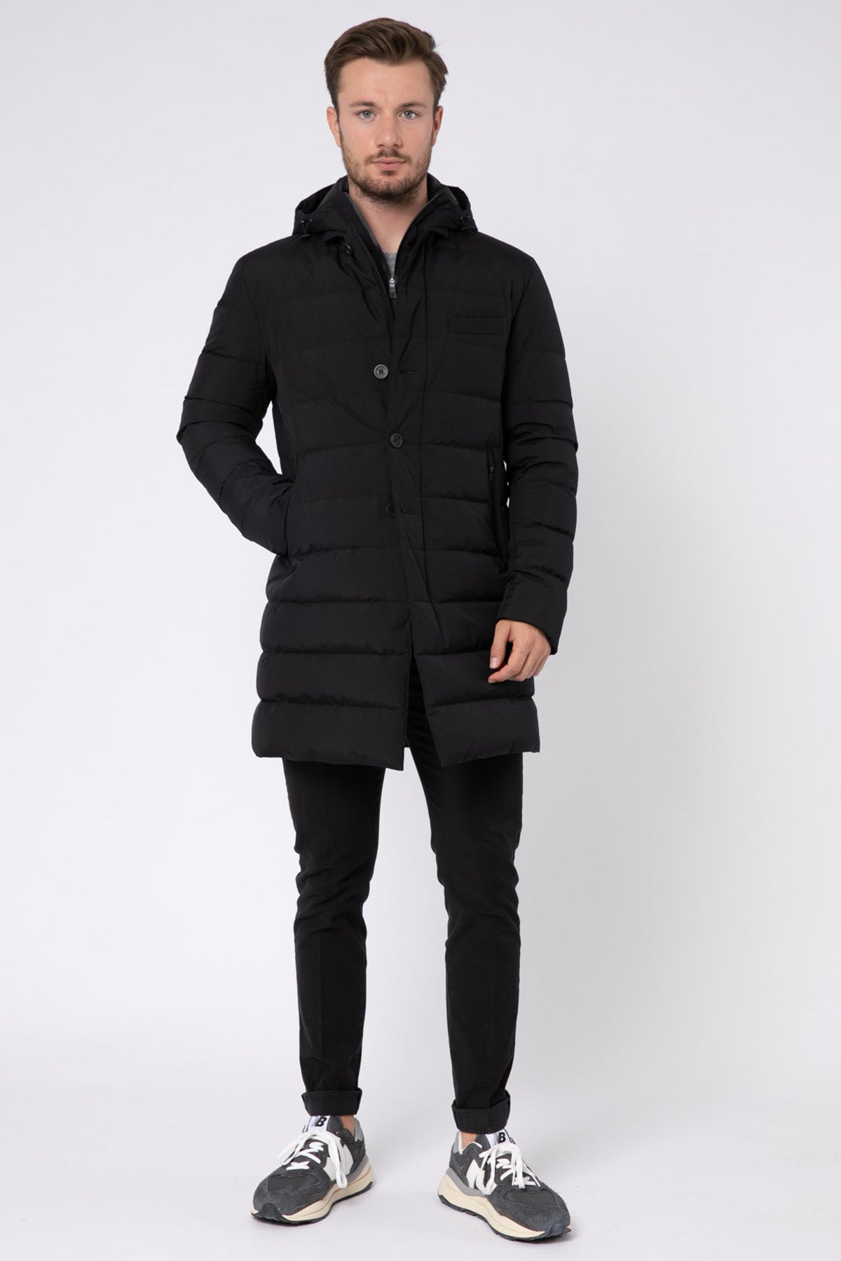 Herno Laminar Demonte İç Yelekli Puffer Kaban-Libas Trendy Fashion Store