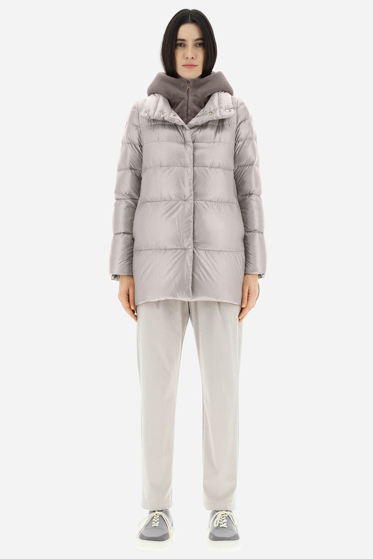 Herno Demonte İç Yelekli Kapüşonlu Puffer Mont-Libas Trendy Fashion Store