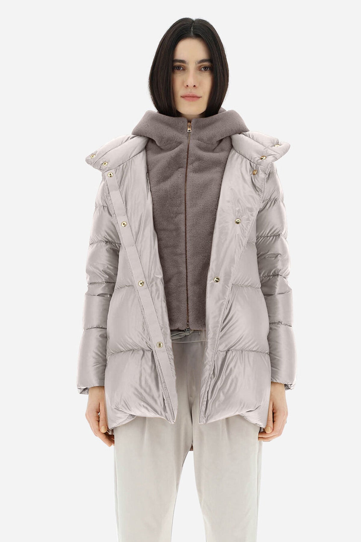 Herno Demonte İç Yelekli Kapüşonlu Puffer Mont-Libas Trendy Fashion Store