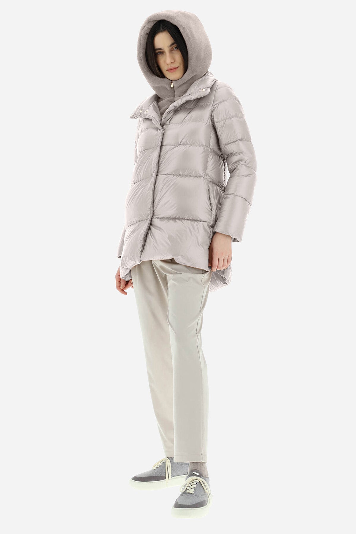 Herno Demonte İç Yelekli Kapüşonlu Puffer Mont-Libas Trendy Fashion Store