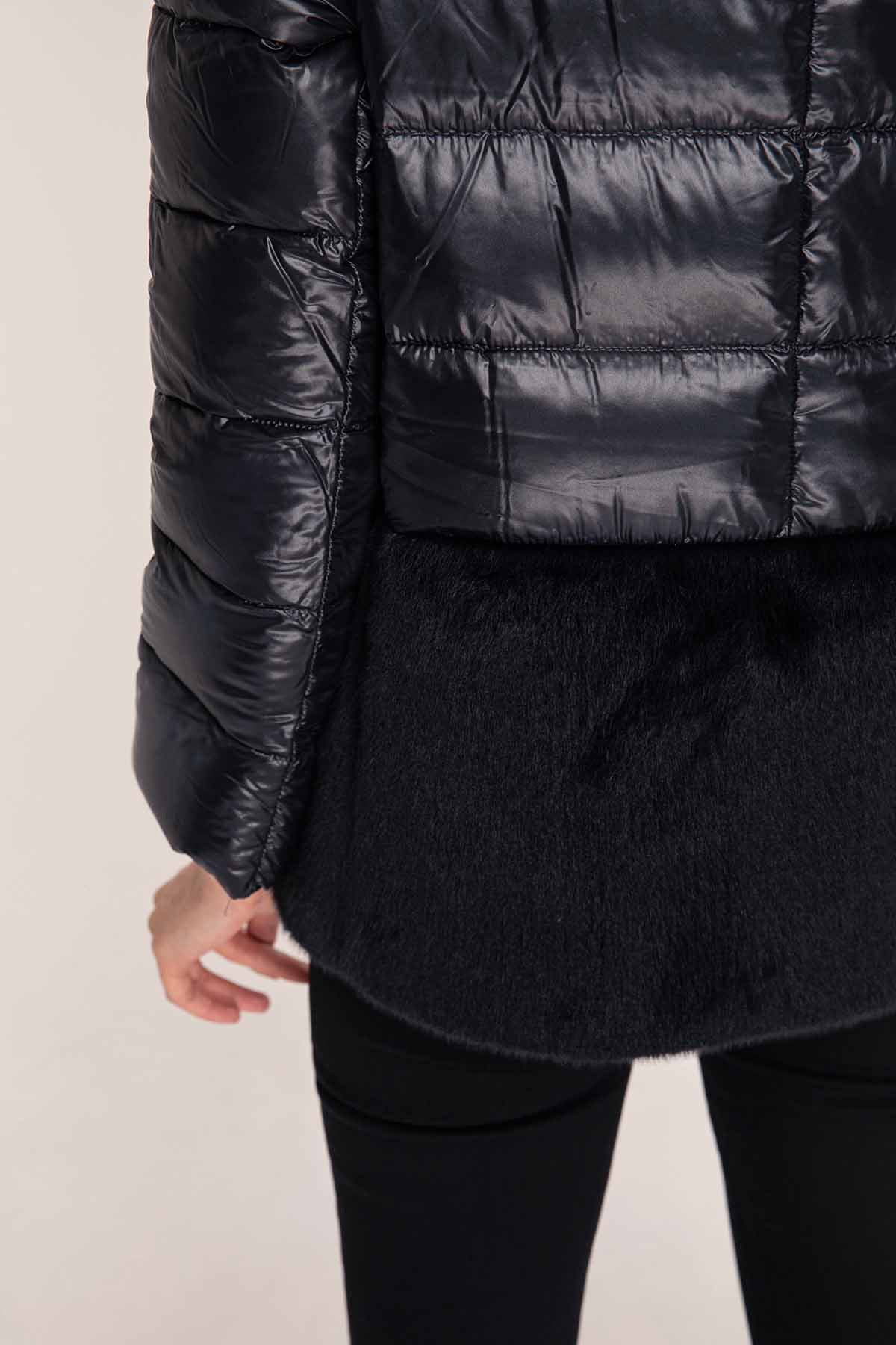 Herno Kürk Detaylı Puffer Mont-Libas Trendy Fashion Store