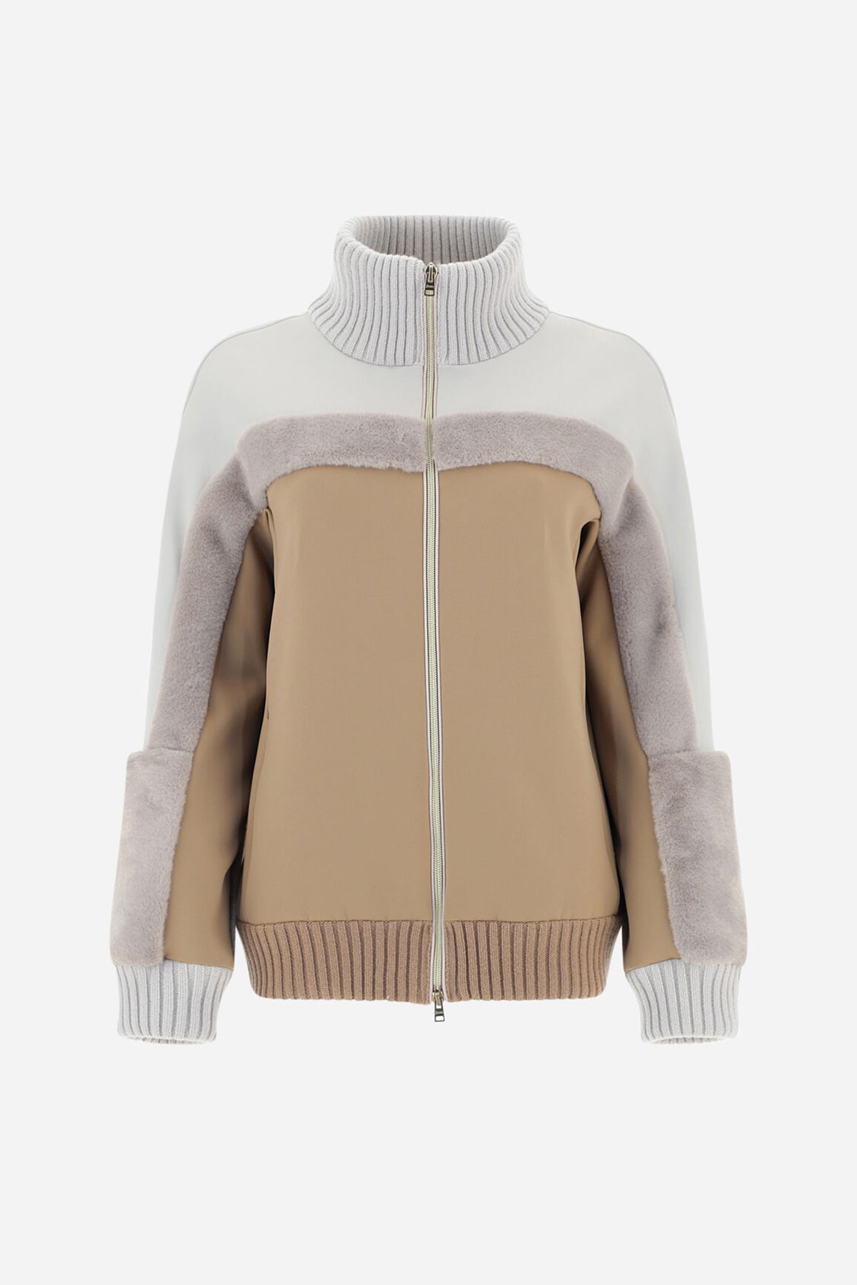 Herno Fermuarlı Triko Ceket-Libas Trendy Fashion Store