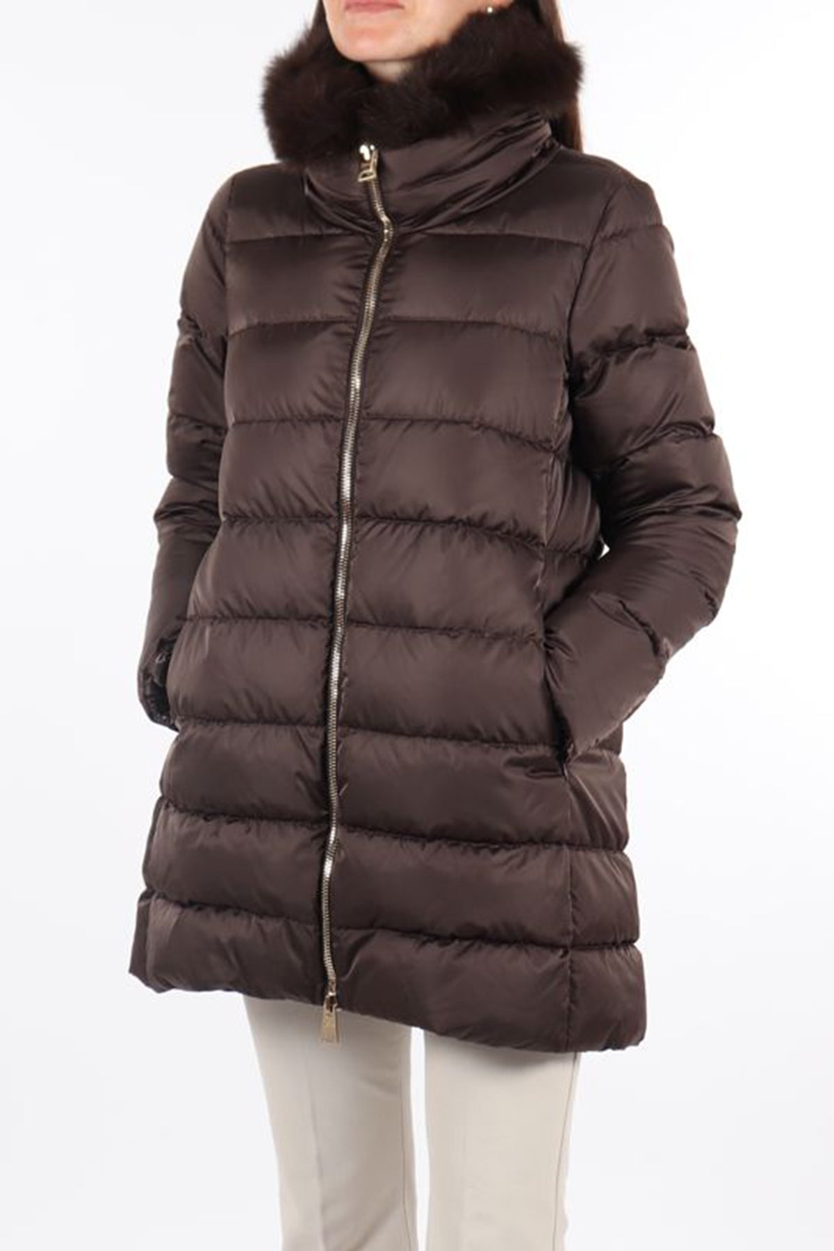 Herno Polar-Tech Kürklü Yaka Puffer Mont-Libas Trendy Fashion Store