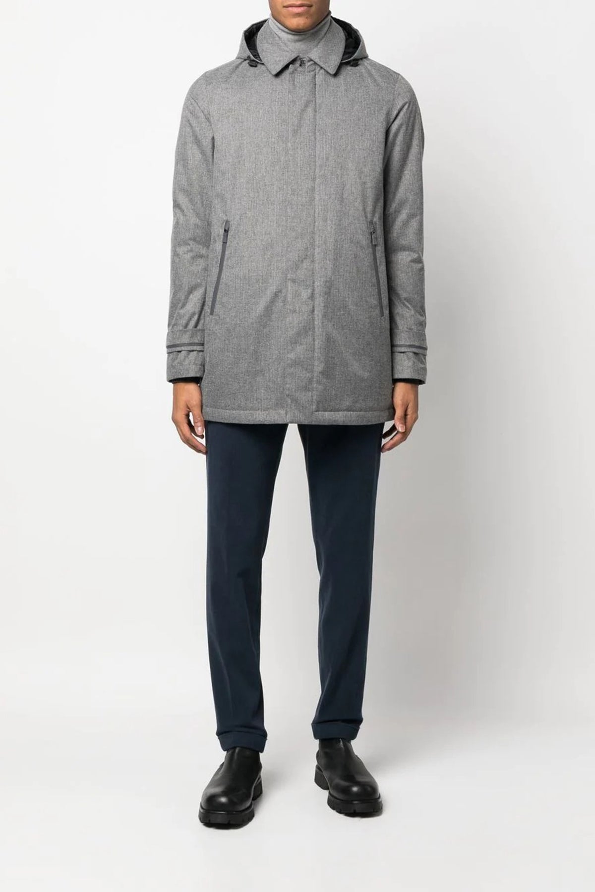 Herno Laminar Kapüşonlu Kaban-Libas Trendy Fashion Store