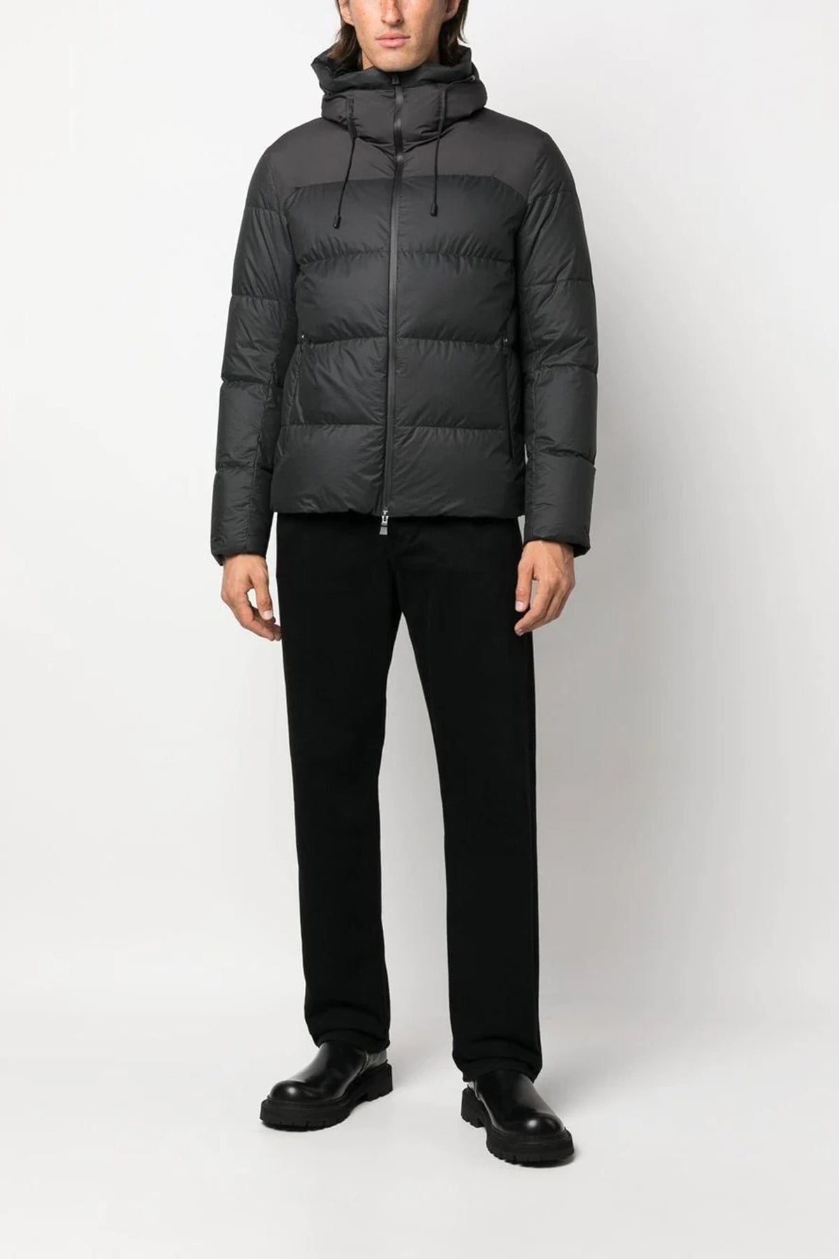 Herno Laminar Kapüşonlu Puffer Mont-Libas Trendy Fashion Store